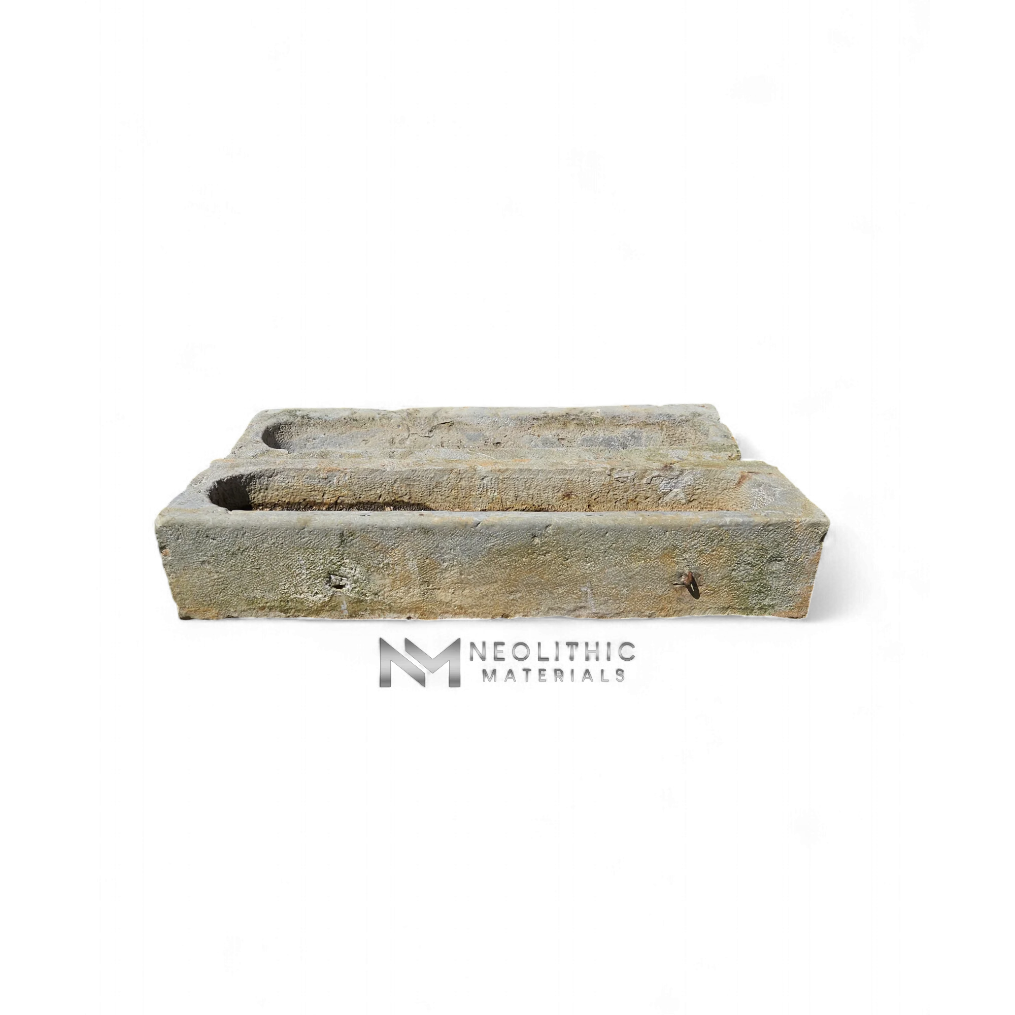 French Antique 19th Century Limestone Trough